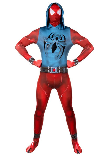 Men's Zentai Suit Scarlet Spider Gaming Costume - US 0993