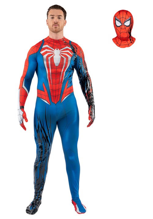 Men's Zentai Suit Spider-Man Adv. Suit 2.0 Symbiote Takeover Costume - US 7602