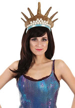 Mermaid Queen Pearl Crown Costume Headband - US 1064