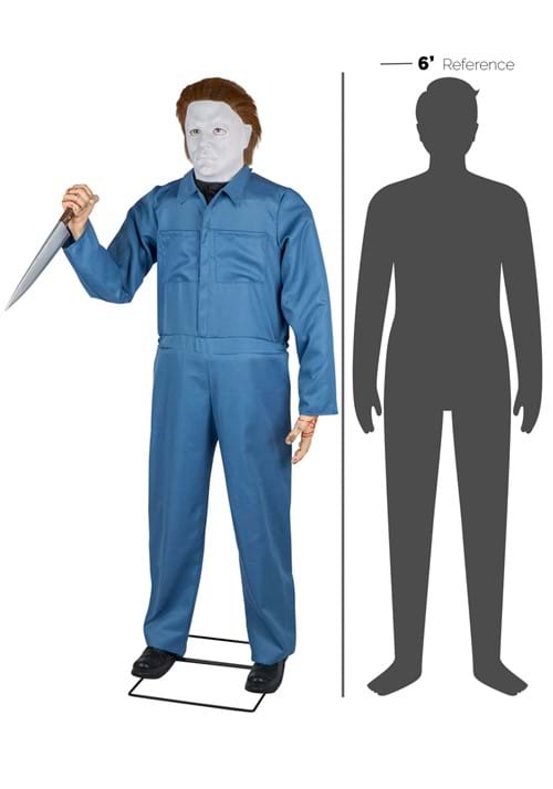 6FT Michael Myers Animatronic Halloween Decoration - US 4683