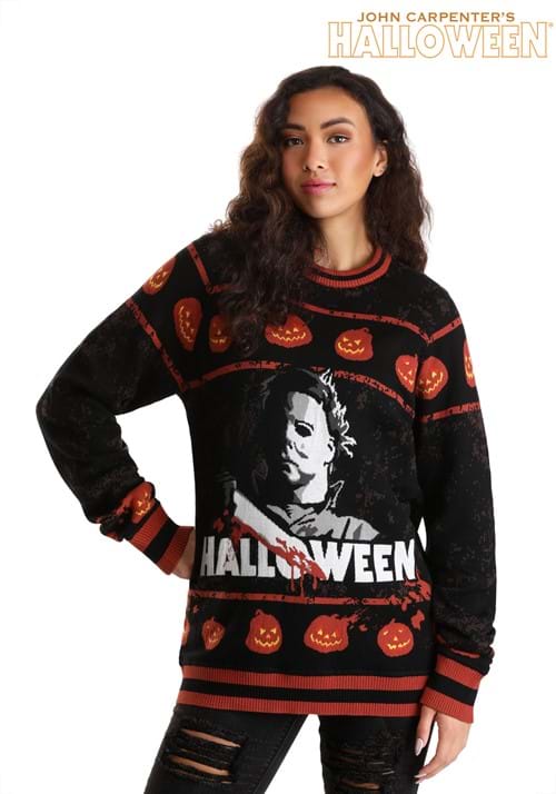 Halloween Michael Myers Adult Sweater - US 9259