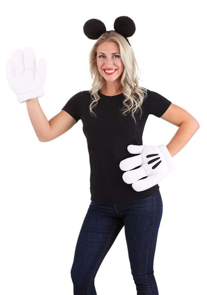 Women's Mickey Ears & Glove Set - US 8776