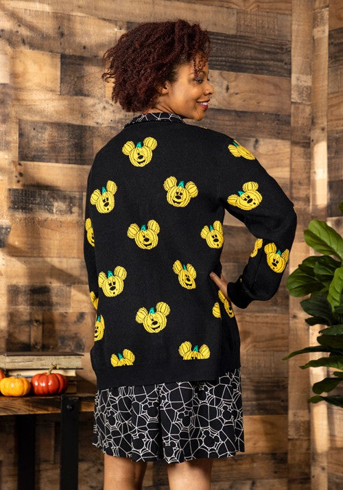 Cakeworthy Mickey Pumpkin Adult Cardigan - US 2760