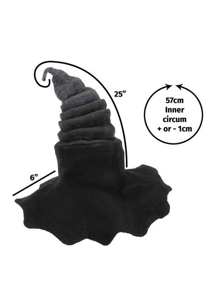 Midnight Fog | Heartfelted Witch Costume Hat - US 2690