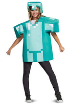 Adult Minecraft Armor Costume - US 3543