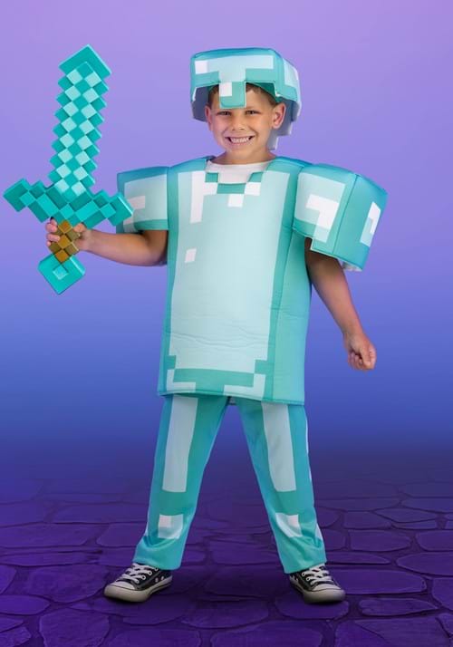 Deluxe Minecraft Armor Kid's Costume - US 6330