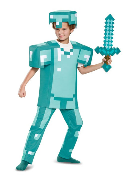 Deluxe Minecraft Armor Kid's Costume - US 6330
