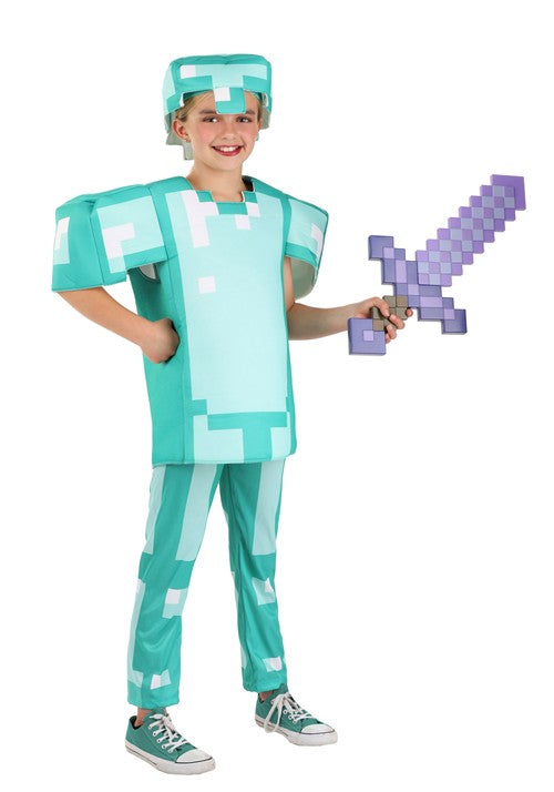Deluxe Minecraft Armor Kid's Costume - US 6330