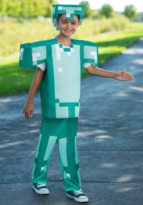 Deluxe Minecraft Armor Kid's Costume - US 6330