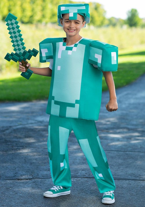 Deluxe Minecraft Armor Kid's Costume - US 6330