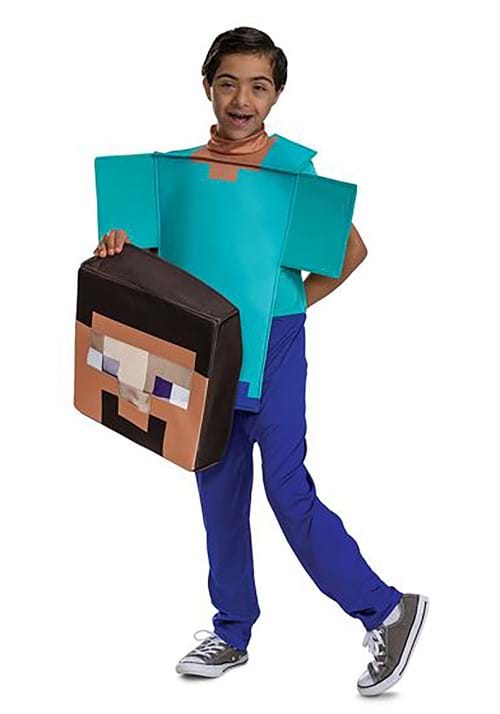 Minecraft Child Adaptive Steve Costume - US 3640