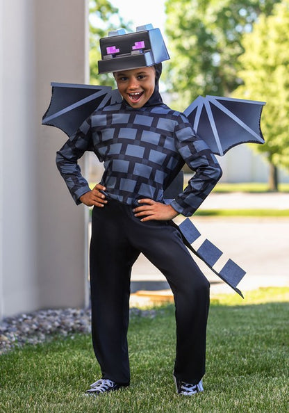 Kid's Minecraft Video Game Ender Dragon Costume - US 5552