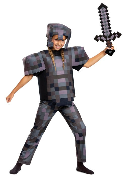 Minecraft Netherite Armor Deluxe Costume for Kids - US 5736