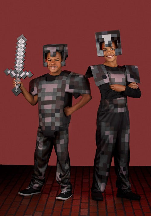 Minecraft Netherite Armor Deluxe Costume for Kids - US 5736