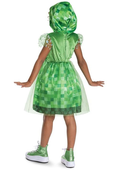 Minecraft Creeper Girl's Hooded Costume Dress - US 1244