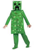 Kid's Minecraft Creeper Jumpsuit Costume - US 1103