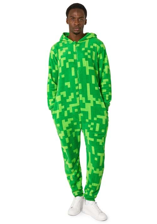 Adult Opposuits Minecraft Creeper Costume Onesie - US 1285