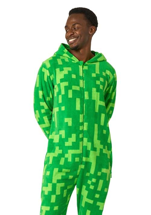 Adult Opposuits Minecraft Creeper Costume Onesie - US 1285