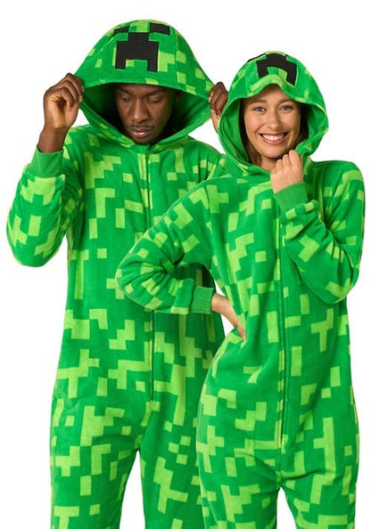 Adult Opposuits Minecraft Creeper Costume Onesie - US 1285