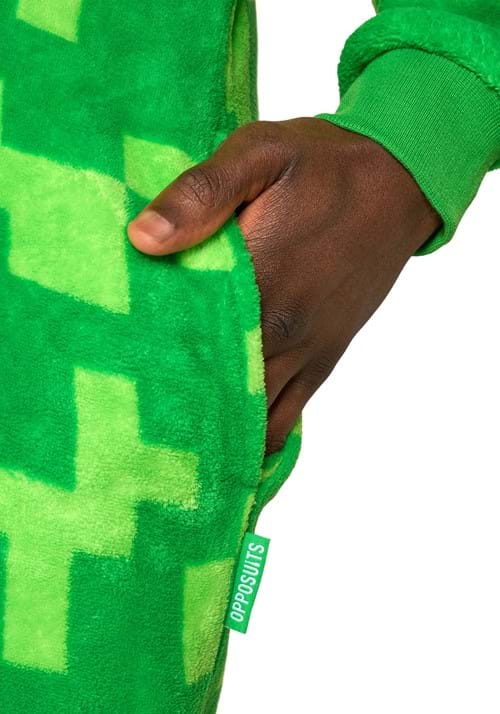 Adult Opposuits Minecraft Creeper Costume Onesie - US 1285