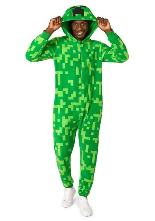 Adult Opposuits Minecraft Creeper Costume Onesie - US 1285