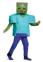 Minecraft Deluxe Zombie Costume for Kids - US 3744