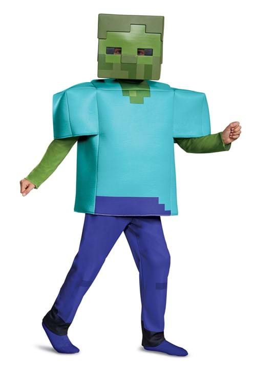 Minecraft Deluxe Zombie Costume for Kids - US 3744