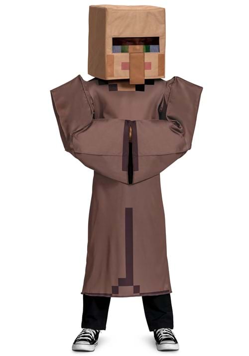 Deluxe Minecraft Villager Costume for Kids - US 1087