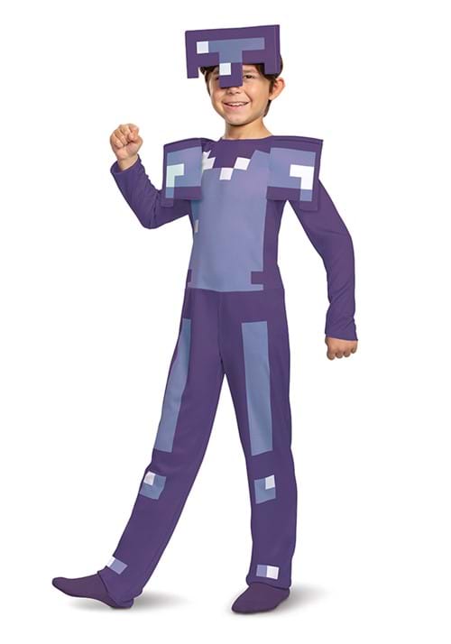 Kid's Minecraft Enchanted Diamond Armor Costume - US 2356