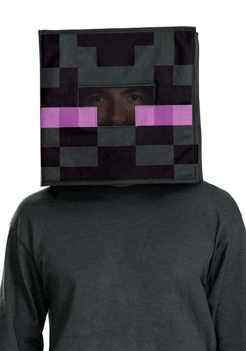 Minecraft Enderman Costume Block Head - US 8654