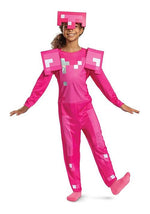 Girl's Minecraft Video Game Pink Armor Costume - US 7418