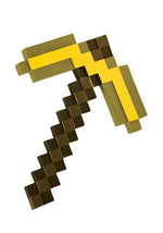 Gold Minecraft Pickaxe Tool Accessory - US 9456