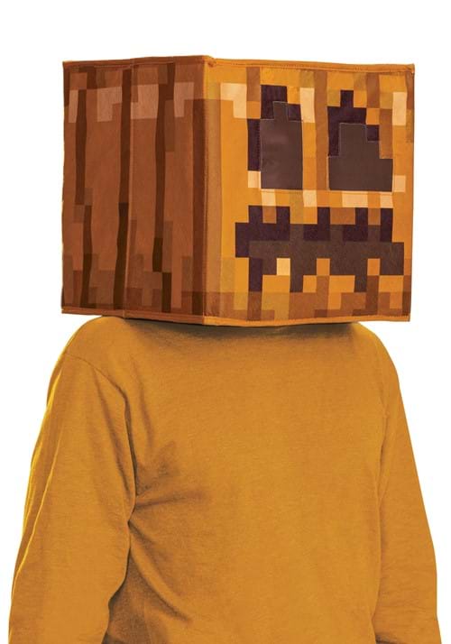 Minecraft Jack O'Lantern Costume Block Head - US 5199