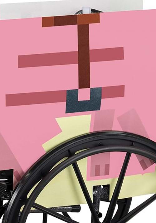 Minecraft Pig Adaptive Wheelchair Cover - US 3149