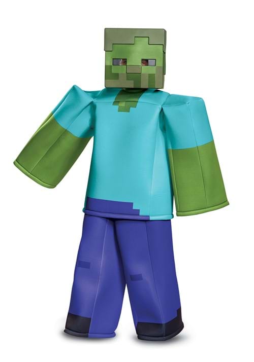 Kid's Minecraft Prestige Zombie Costume - US 2995