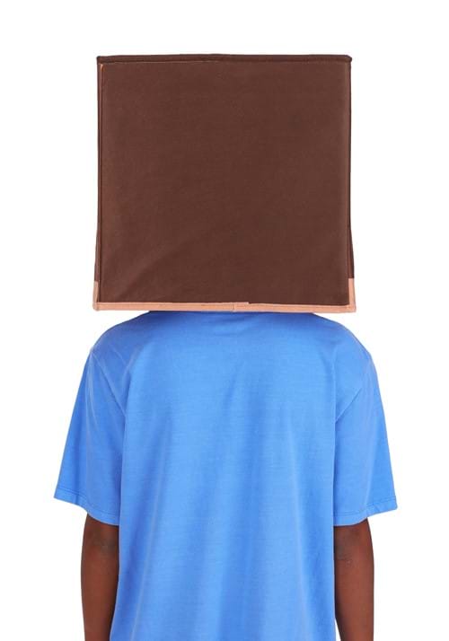 Adult Minecraft Steve Block Head Accessory - US 4793