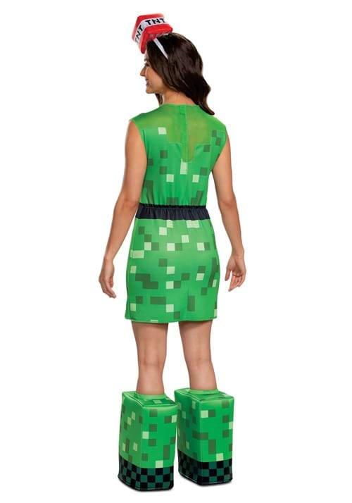 Minecraft Women's Creeper Costume - US 8235