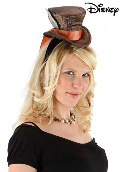 Disney Mini Mad Hatter Brown Costume Headband - US 8743