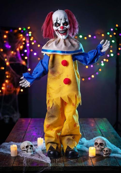 2-3FT Mini Milo the 6-7 Clown Animatronic Decoration - US 6613