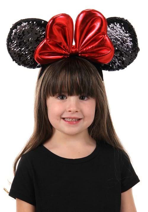Disney Minnie Sequin Ears Red Costume Headband - US 0524