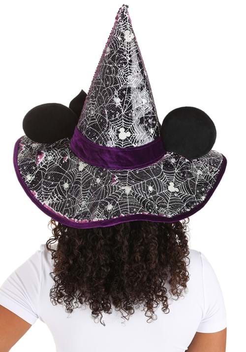 Disney Minnie Mouse Spider Webs Adult Witch Hat - US 3774