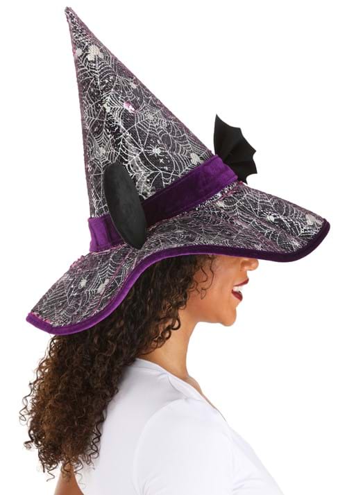 Disney Minnie Mouse Spider Webs Adult Witch Hat - US 3774