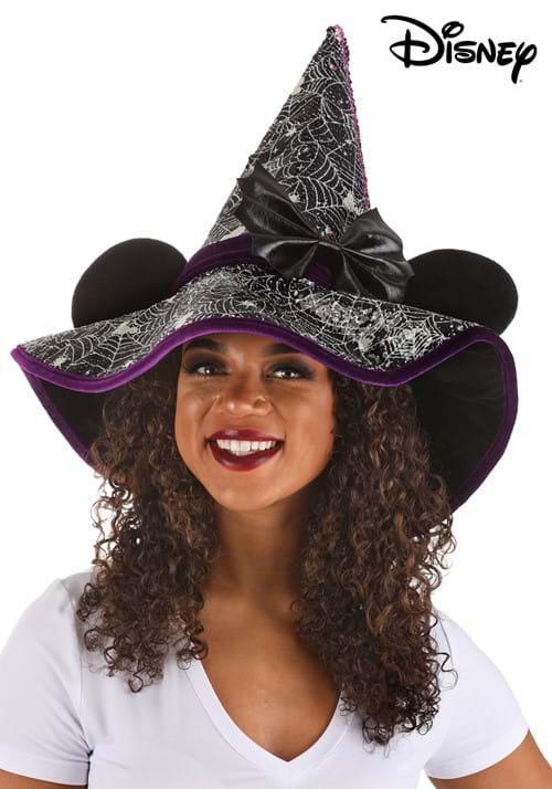 Disney Minnie Mouse Spider Webs Adult Witch Hat - US 3774