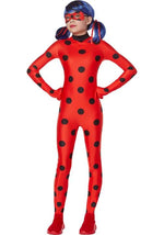 Miraculous Ladybug Girl's Costume with Wig - US 9220