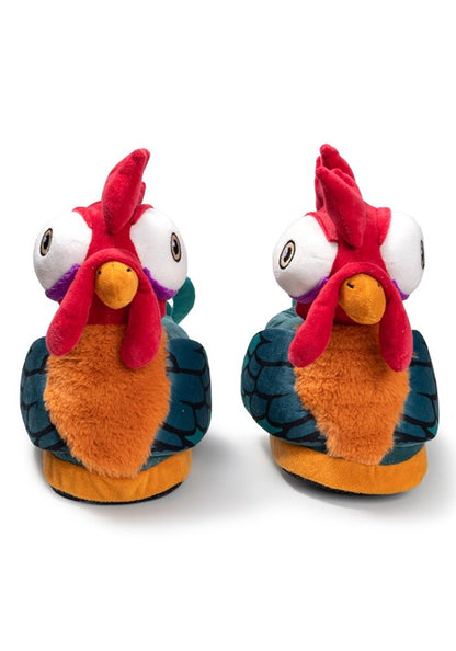 Adult Moana 3D Hei Hei Plush Slippers - US 1691