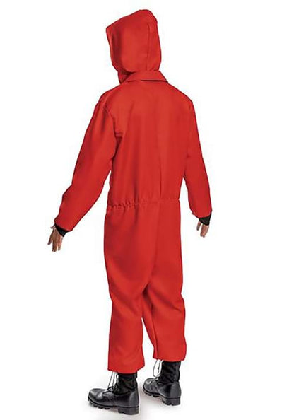Money Heist Jumpsuit and Mask Costume for Adults - US 3844