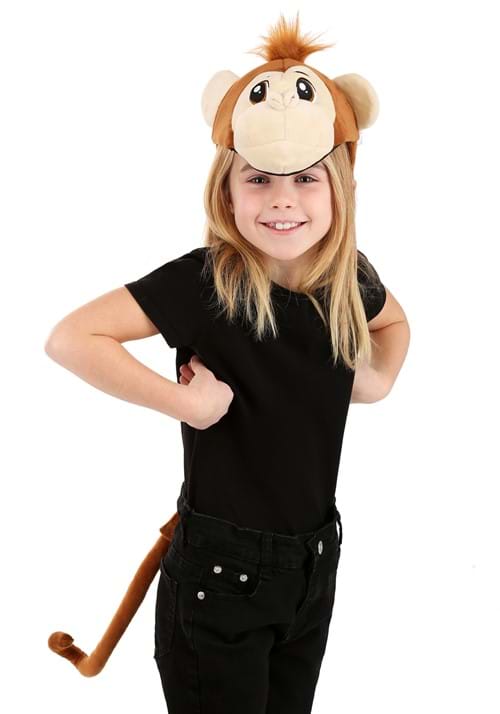 Monkey Soft Headband & Tail Accessory Costume Kit - US 6621
