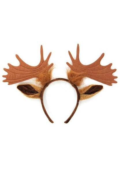 Moose Ears & Antlers | Costume Headband - US 7587