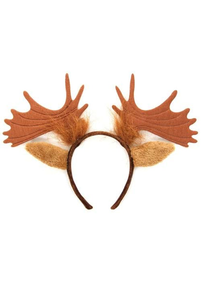 Moose Ears & Antlers | Costume Headband - US 7587
