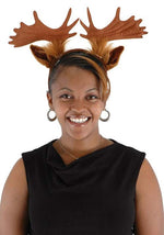 Moose Ears & Antlers | Costume Headband - US 7587